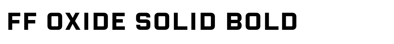 FF Oxide Solid Bold